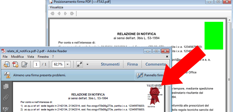 Notifica mezzo PEC