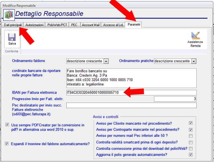 fattura elettronica PrincipePCT