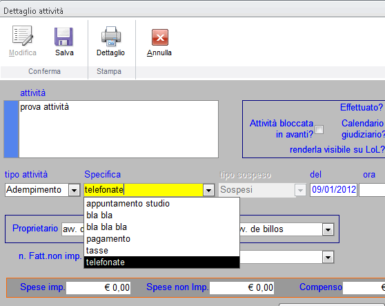 Aggiornamento Principe